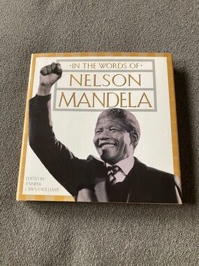 In the Words of Nelson Mandela – Gold and Black Hardcover